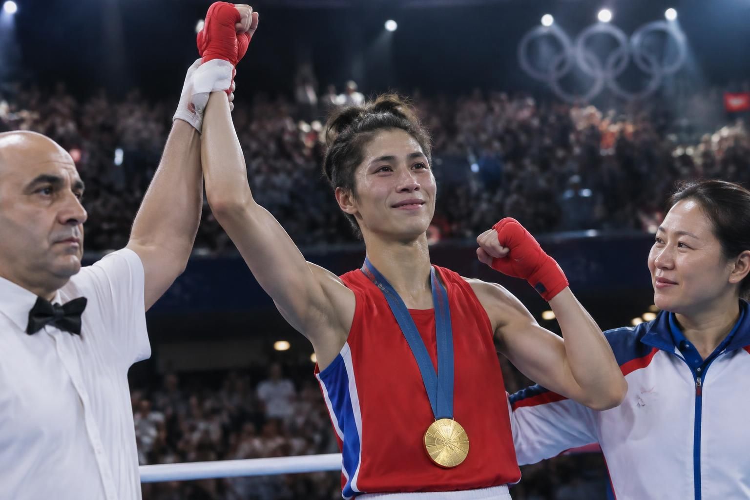 après la controverse des jo de paris, la boxeuse taïwanaise lin yu-ting remporte l’or et signe une victoire historique.