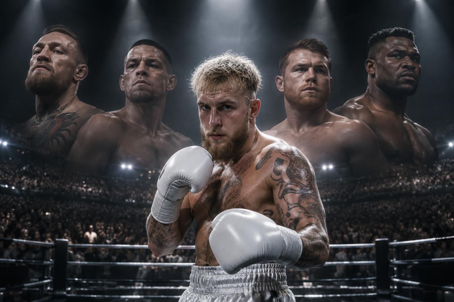jake paul dévoile les stars de l’ufc et de la boxe qu’il pourrait affronter lors de ses prochains combats.