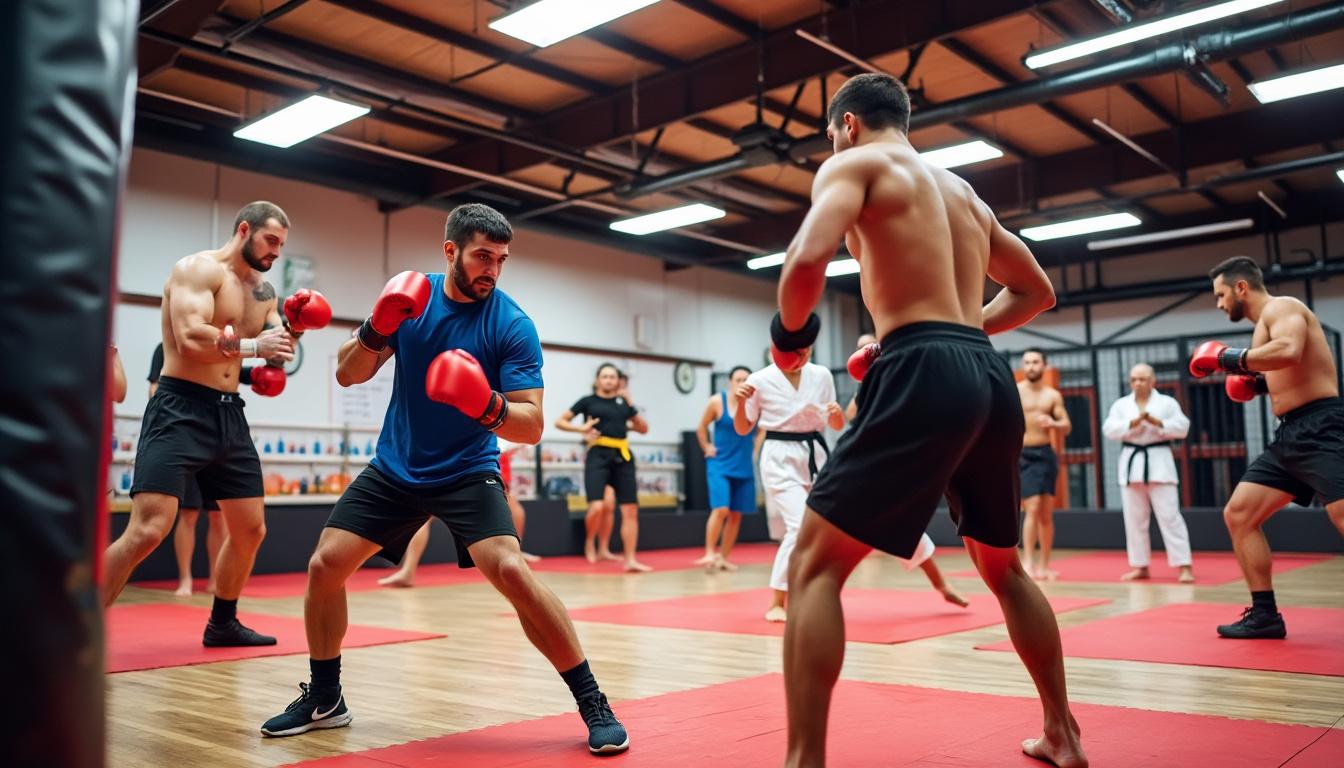 Boxe, karaté, danse : les clubs sportifs de Bagnols-sur-CÚze unissent leurs forces en baskets pour soutenir le Téléthon 2 les clubs de boxe, karaté et danse de bagnols-sur-cÚze s'unissent en baskets pour soutenir le téléthon à travers des actions sportives solidaires et engagées.
