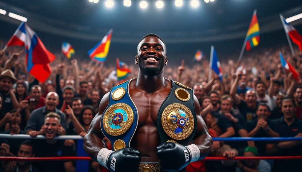 découvrez la soirée inoubliable de christian mbilli, qui remporte deux récompenses majeures et annonce une évolution prochaine du titre wbc vacant.