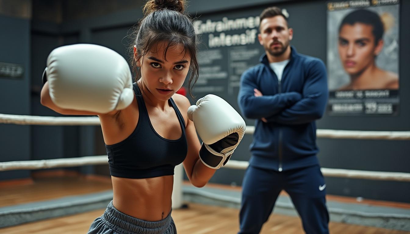 elsa planas, licenciée au boxing carcassonne, atteint les demi-finales du championnat de france cadettes, une performance remarquable pour la jeune boxeuse.