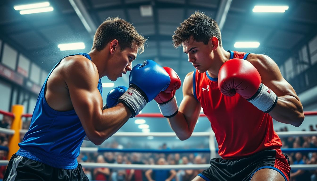 revivez près de 40 combats passionnants du championnat de normandie espoirs de boxe anglaise à bayeux, où jeunes talents se sont affrontés dans une ambiance électrisante.