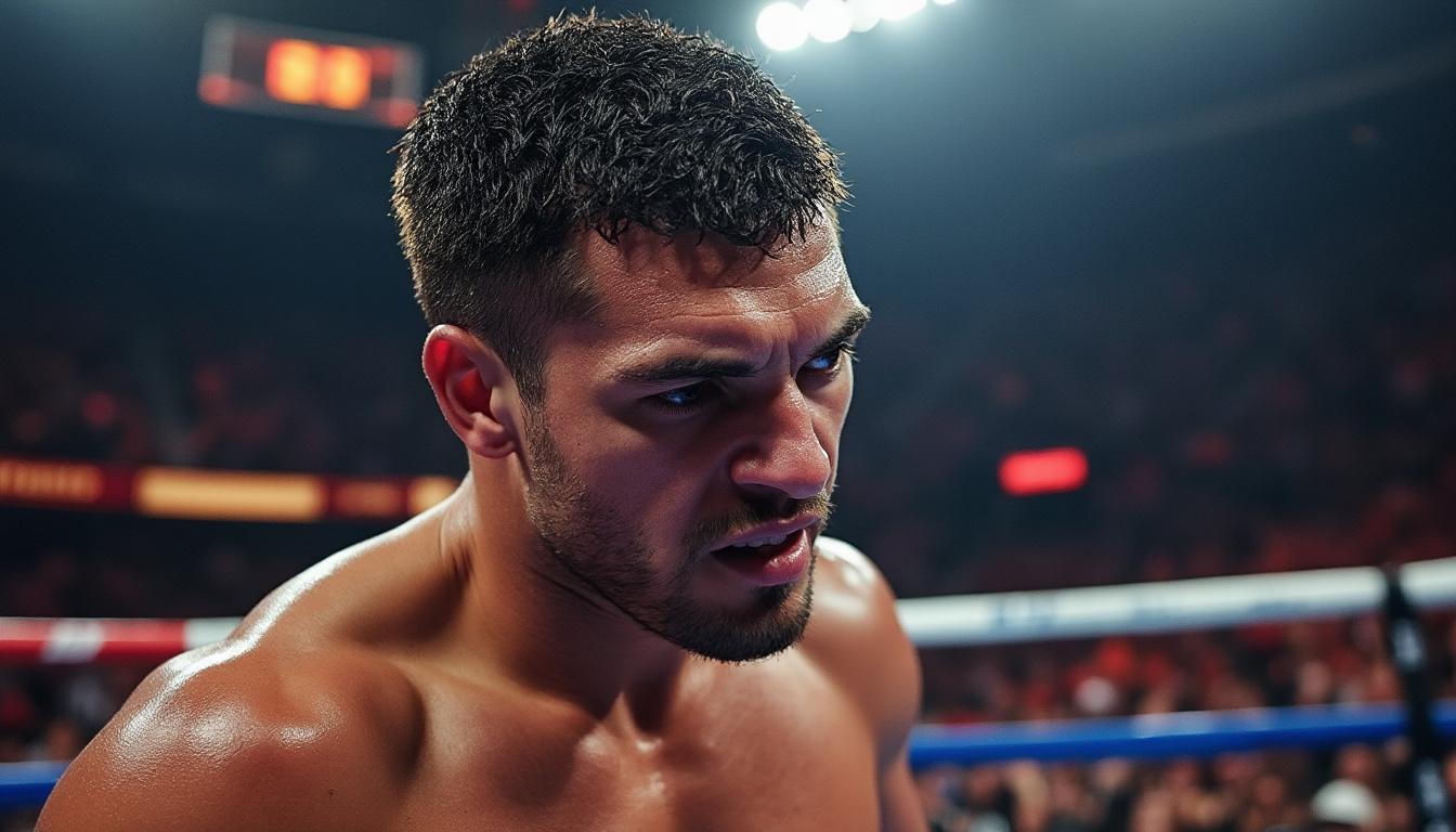 découvrez l'histoire incroyable d'un boxeur qui perd sa perruque en plein combat, mais triomphe avec une victoire éclatante pleine de courage et de détermination.