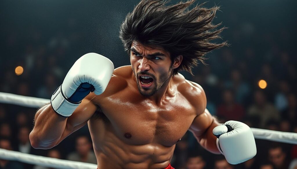 découvrez l'histoire incroyable d'un boxeur qui perd sa perruque en plein combat mais triomphe avec une victoire éclatante et inspirante.