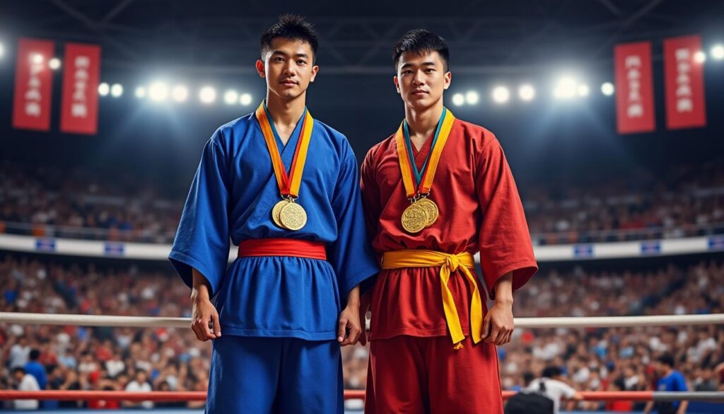 deux athlètes du boxing shaolin gimontois brillent aux championnats de france en remportant 4 médailles prestigieuses, mettant en lumière leur talent et leur détermination.