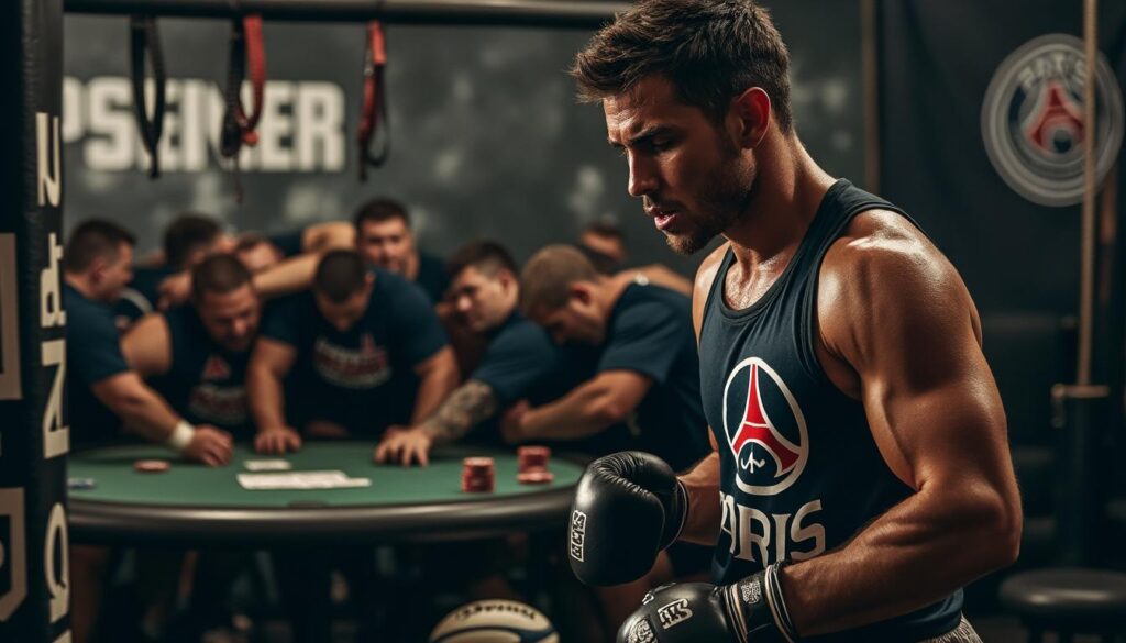 découvrez la vie passionnée de nicolas duvauchelle, entre boxe thaï, psg, rugby et poker, un parcours riche en émotions et en aventures sportives et personnelles.