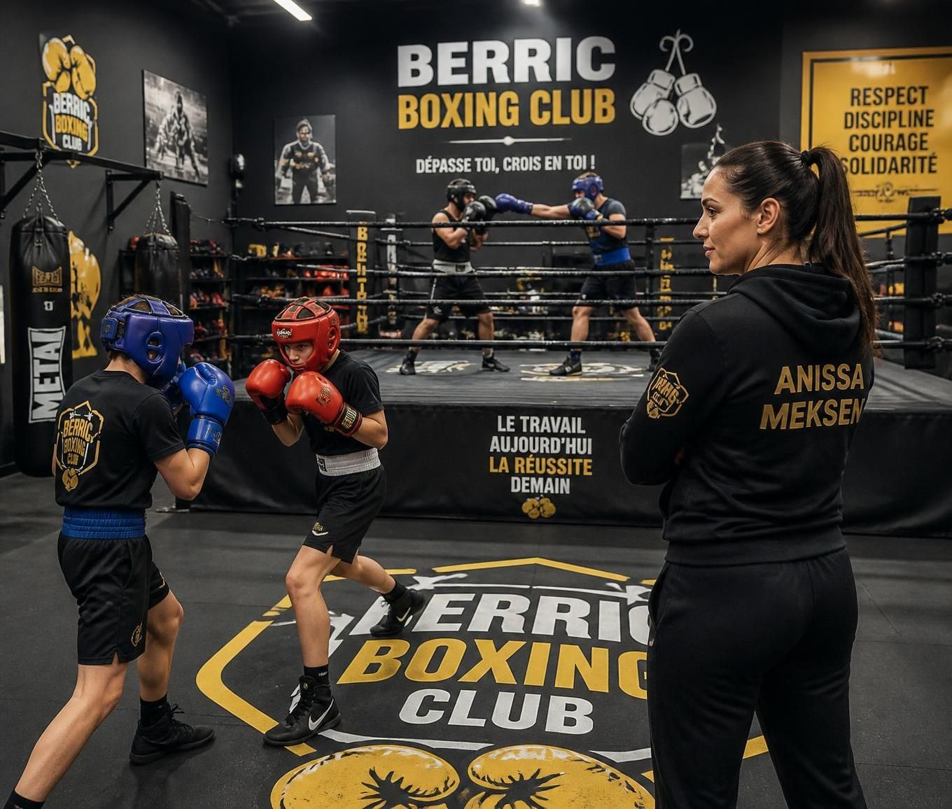 Berric : Les athlètes du BBC guidés par « la Mbappé de la boxe » pour exceller 2 découvrez comment les athlètes du bbc de berric sont inspirés et guidés par « la mbappé de la boxe » pour atteindre l'excellence et repousser leurs limites.