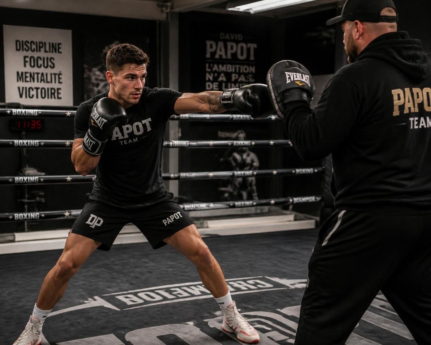 david papot partage ses regrets avant son combat contre l'anglais, affirmant qu'il aurait préféré affronter crocker dans ce duel de boxe très attendu.
