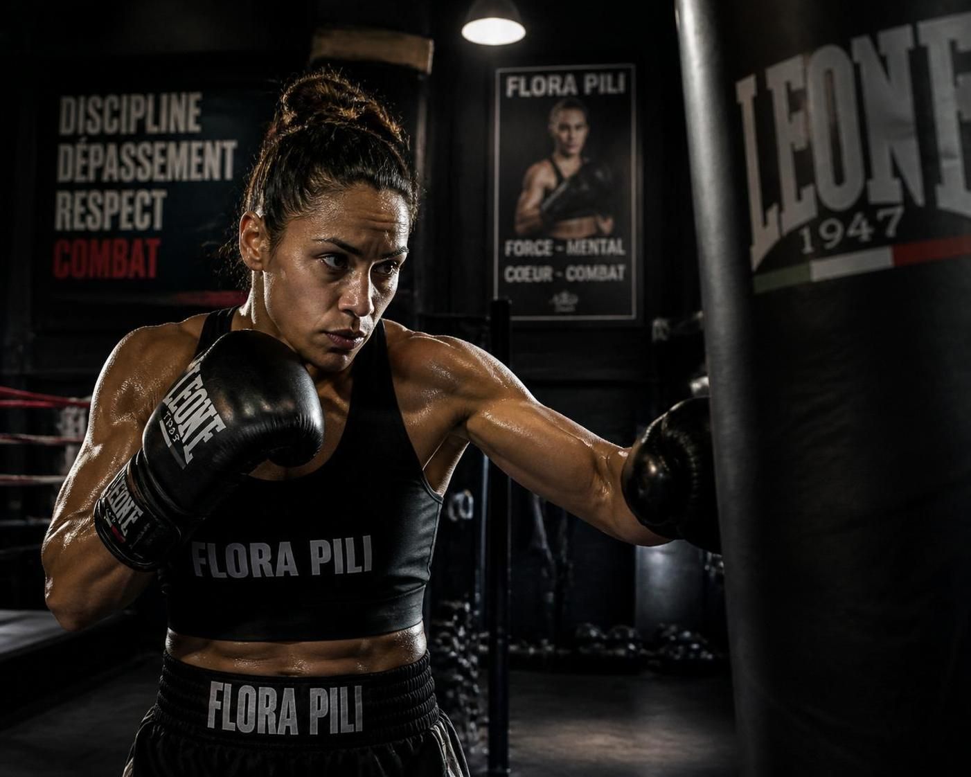 découvrez l'émotion et la détermination de flora pili, la boxeuse française prête à affronter la légende katie taylor dans un combat épique digne de rocky.