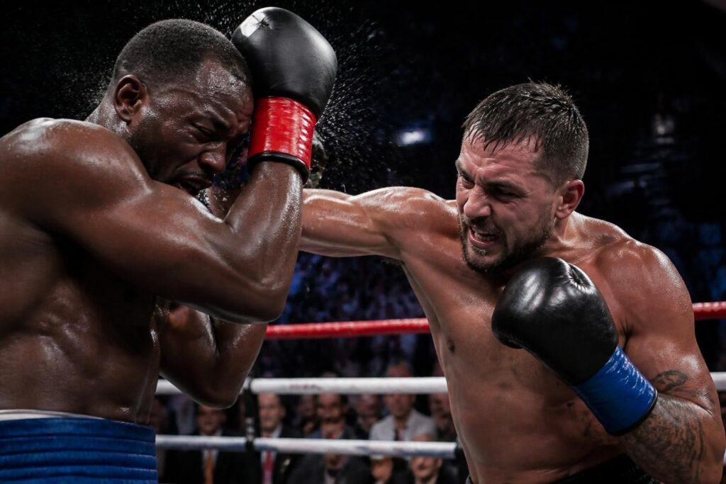 découvrez les coulisses de la boxe et vivez l'intensité du ring à travers des analyses, interviews et récits passionnants – page 8.