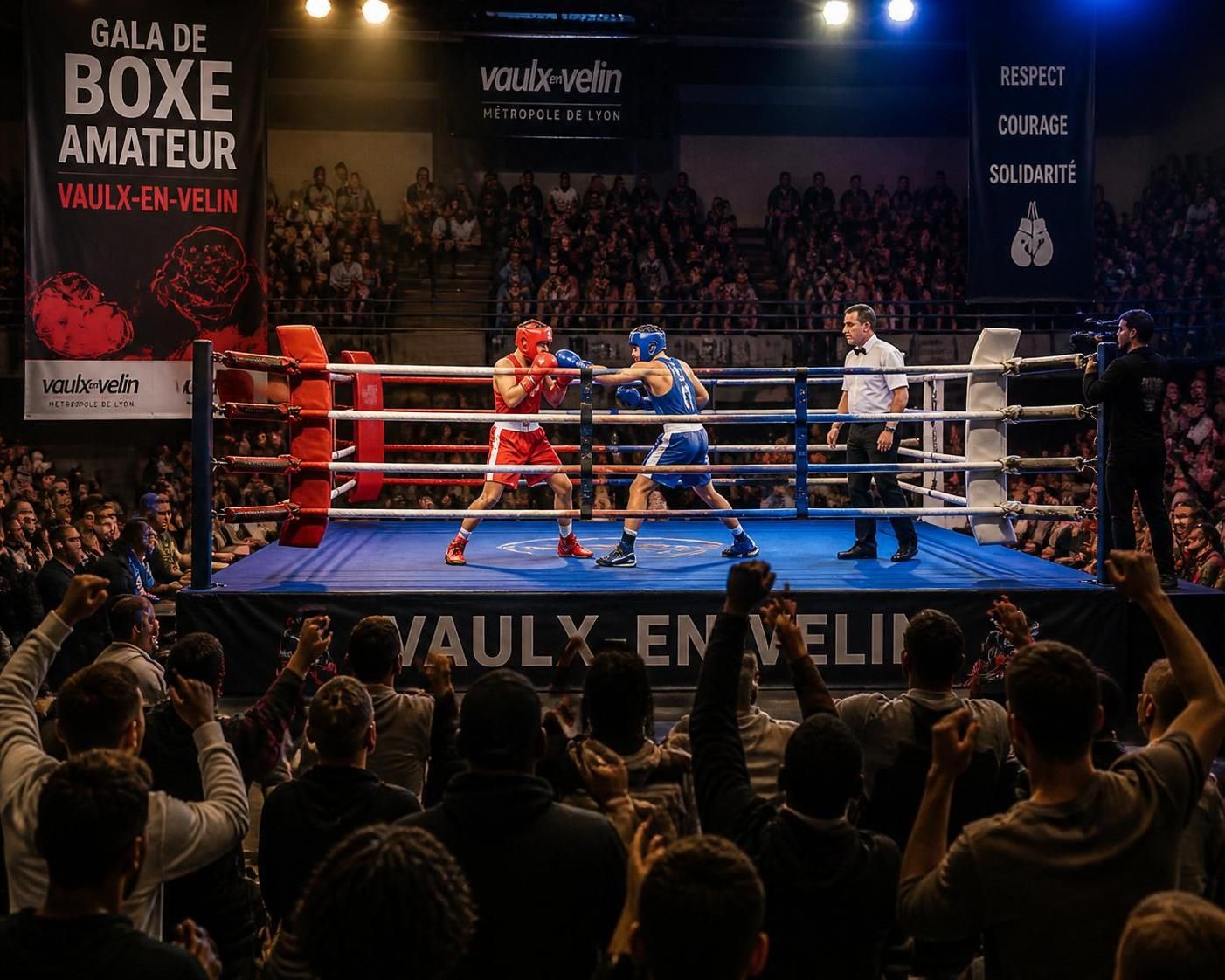 Boxe : Un gala palpitant de combats amateurs à Vaulx-en-Velin 2 découvrez un gala de boxe palpitant à vaulx-en-velin avec des combats amateurs intenses et passionnants. venez soutenir les jeunes talents de la région lors de cette soirée sportive unique.