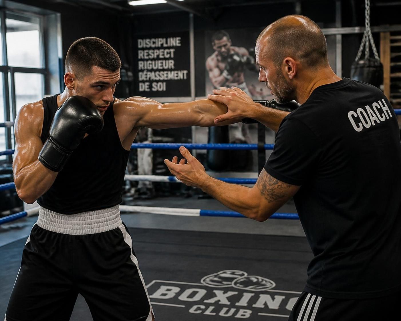 clermont boxe saint-jacques célèbre le succès d'adel fersi et benedikt croze, honorés par la fédération française de boxe pour leurs performances remarquables.