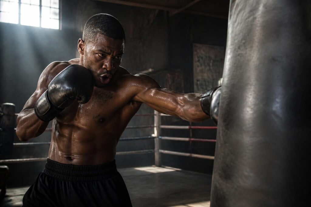 découvrez l'art puissant de la boxe, alliant technique raffinée et dépassement de soi pour une maîtrise totale du corps et de l'esprit.