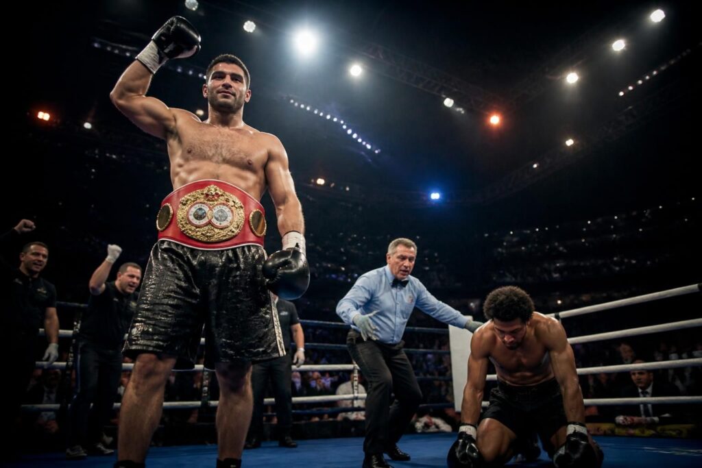 découvrez comment filip hrgovic a remporté la ceinture ibf des poids lourds en battant itauma dans un combat de boxe intense.