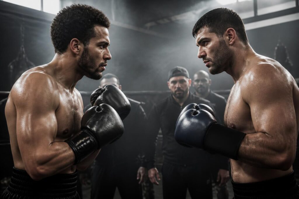 découvrez les tensions brûlantes entre itauma et hrgovic avant leur affrontement décisif pour la ceinture ibf de boxe. suspense et intensité au rendez-vous !