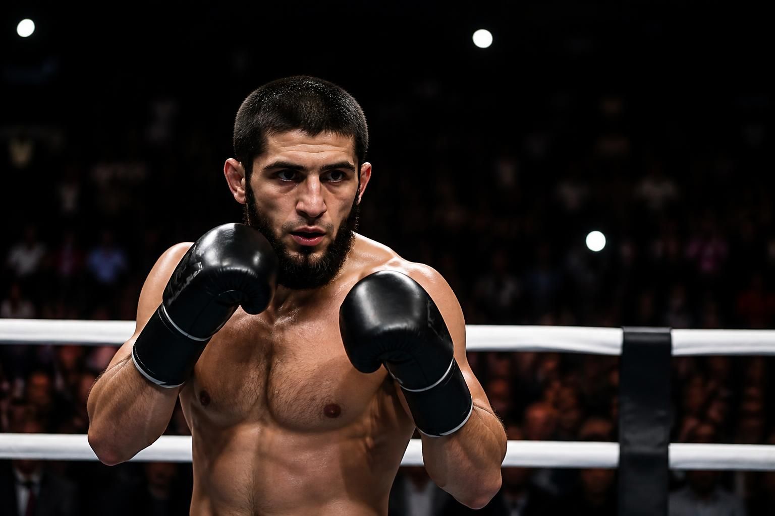 islam makhachev exprime sa volonté de relever un nouveau défi en boxe, affirmant qu'il est prêt à combattre à tout moment.